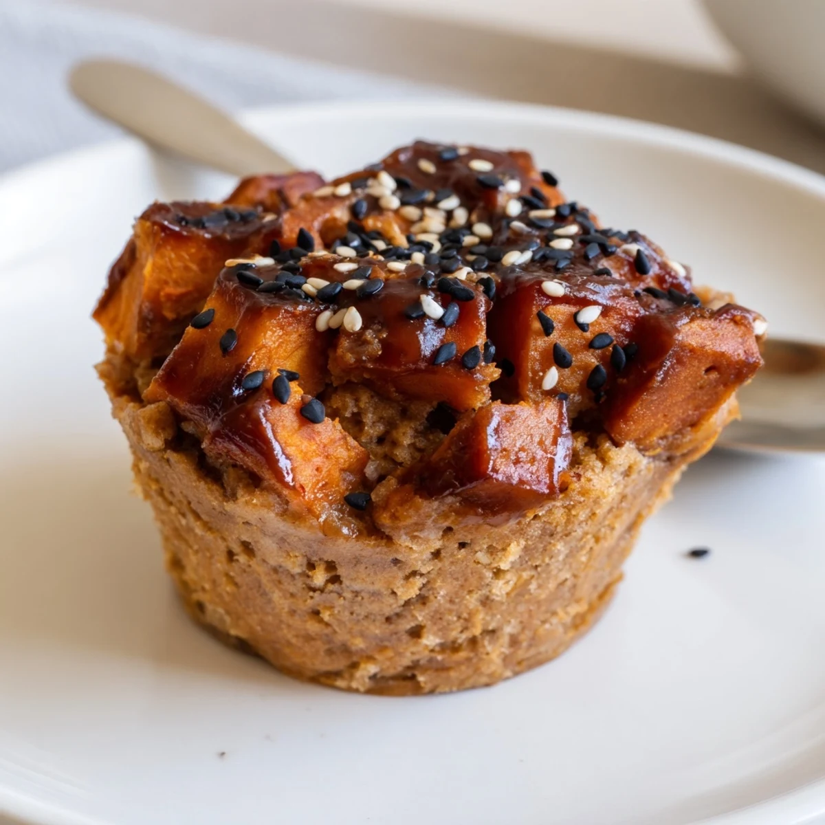 Deliciously unique Japanese Teriyaki Sweet Potato Muffins, a savory twist for brunch gatherings.