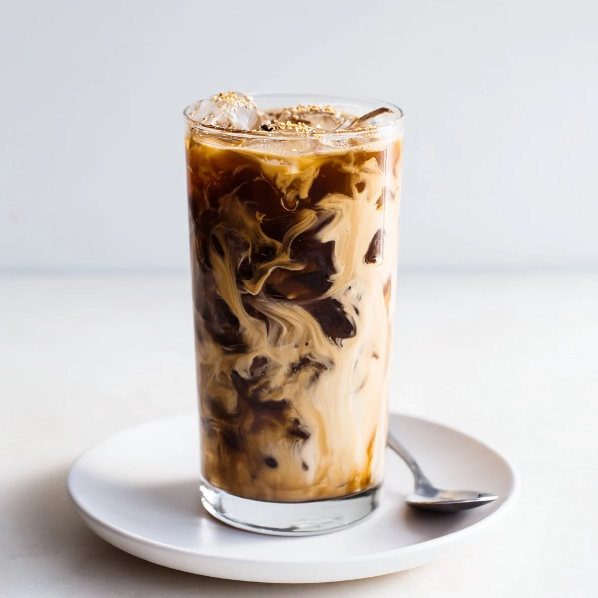 Deliciously rich Tahini Iced Coffee with a nutty flavor, perfect for warm days.  