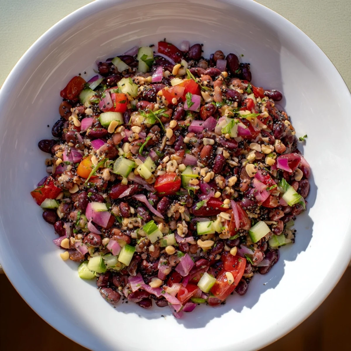 Dense Bean Salad Wellness Seeds