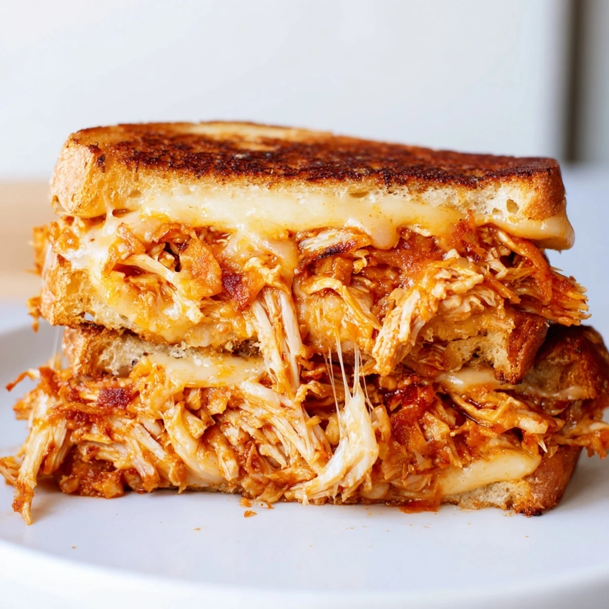 Spicy Crispy Chicken Sandwich Grilled Cheese, golden brown and oozing melty cheese, a comfort food dream awaits.