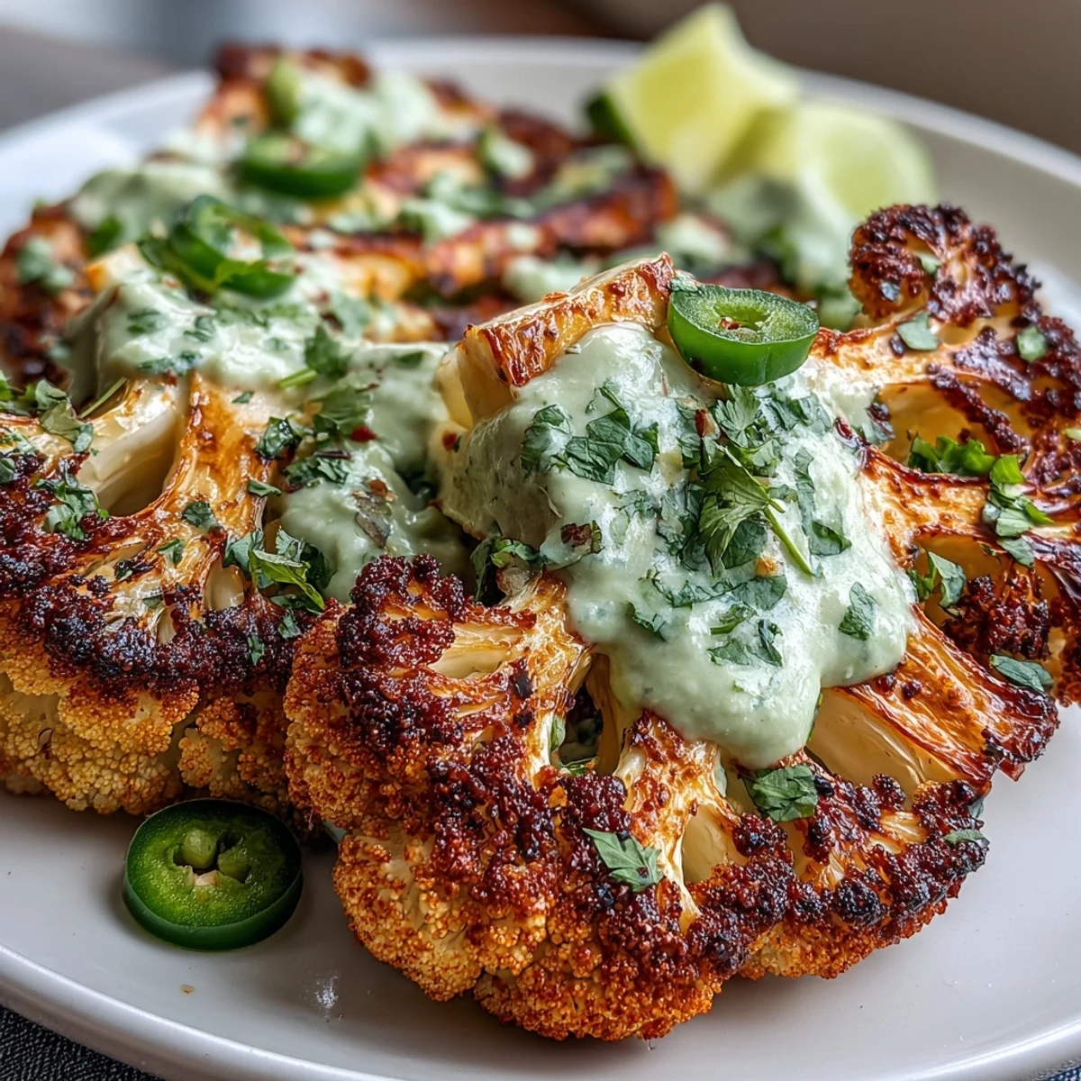 Keto Chili Lime Cauliflower Steaks