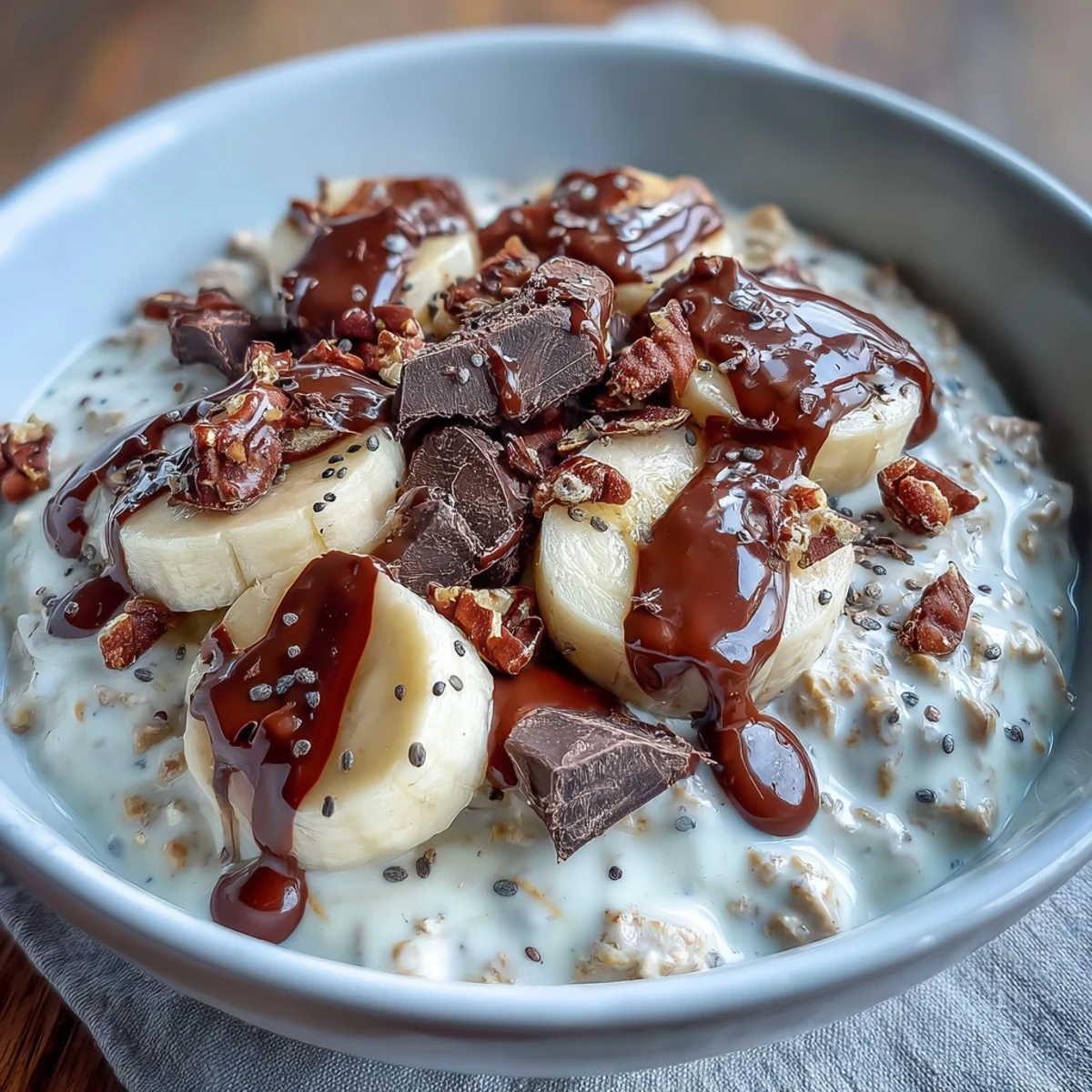 Overnight Oats Banana Chocolate