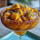 Frozen Mango Margarita Mocktail