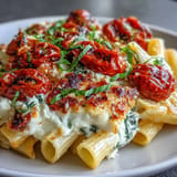 Baked Feta Pasta with Basil