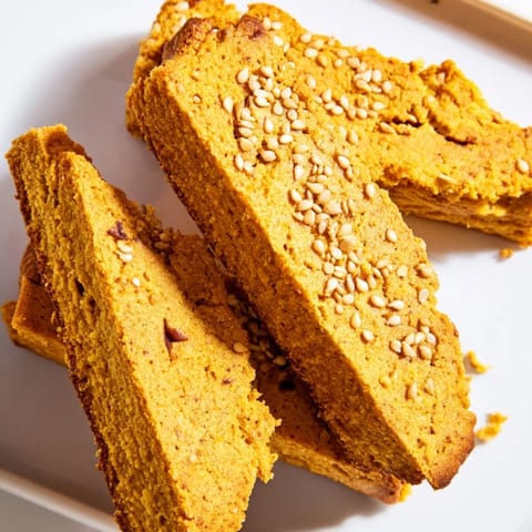 Sesame Pumpkin Muffin Biscotti