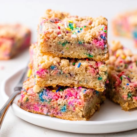 Funfetti Soda Streusel Blondies