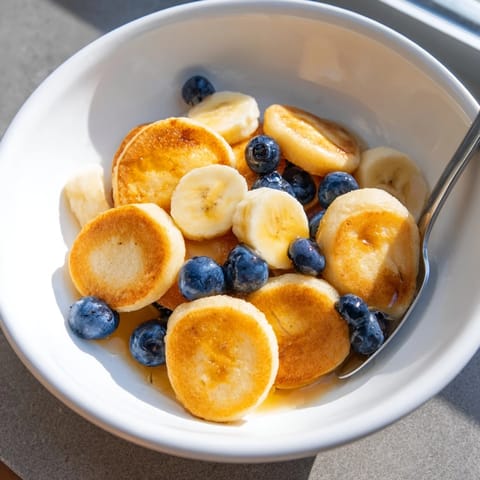 Mini Pancake Cereal Breakfast