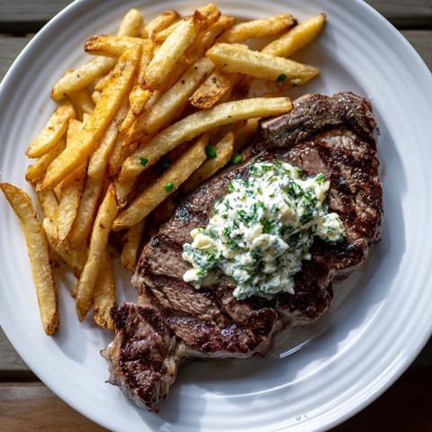 Garlic Butter Steak & Fries