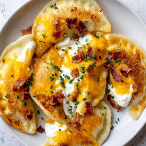 Loaded Baked Potato Dumplings #180