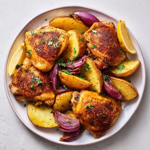 Greek Lemon Chicken Potatoes
