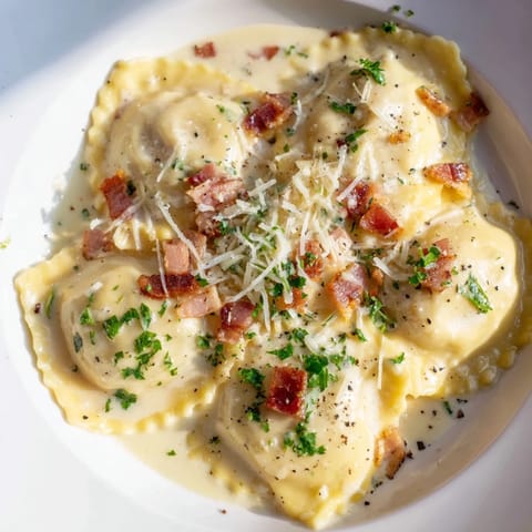 Olive Garden Ravioli Carbonara #196