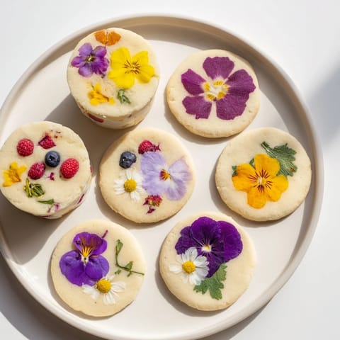 Spring Flower Dessert Tray