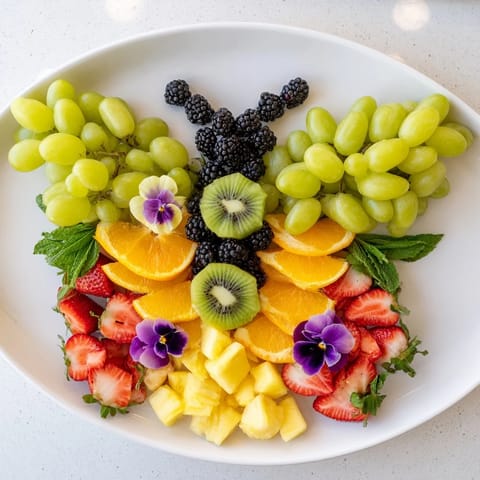 Butterfly Garden Fruit Board