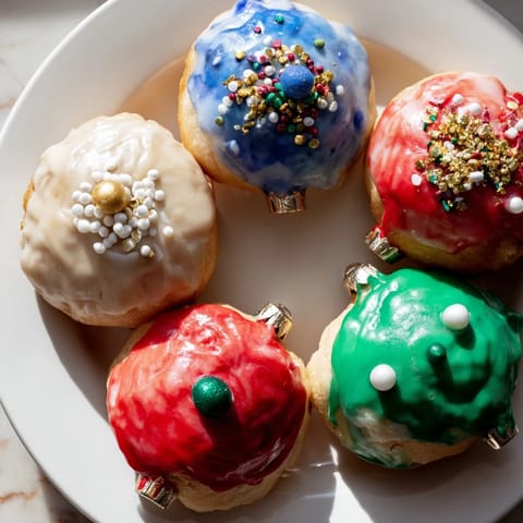 Christmas Ornament Beignets Delight