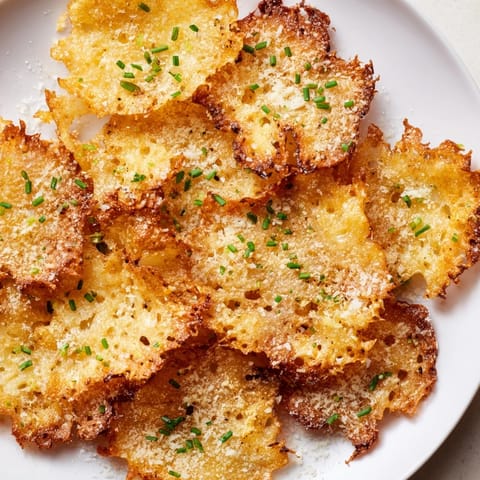 Crispy Cottage Cheese Chips