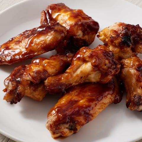 Baked Sticky Honey BBQ Wings