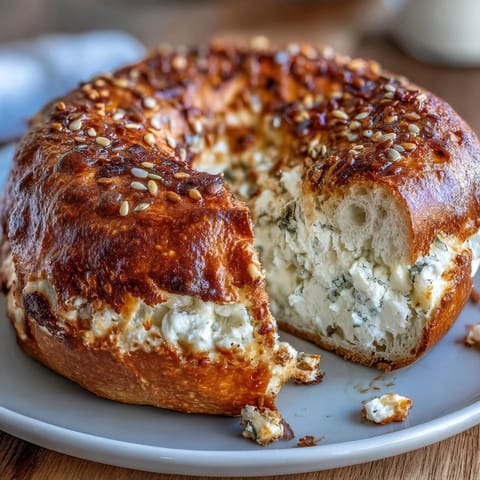 Golden, fluffy cottage cheese protein bagels topped with everything bagel seasoning, perfect for a high-protein breakfast.