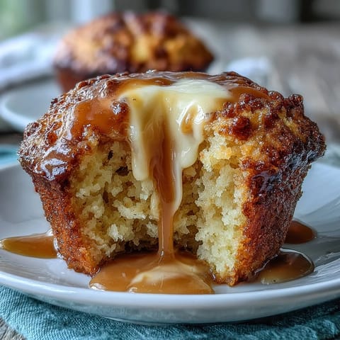 Fluffy cornbread muffins baked golden brown, served with creamy honey butter for a sweet-savory treat.