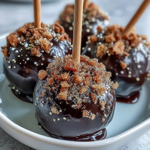 Festive Pot of Gold Cake Pops with edible gold sprinkles on top, perfect for St. Patrick's Day celebrations.