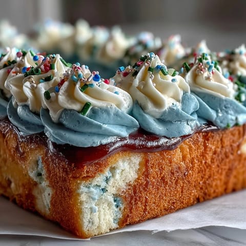 Festive vanilla sheet cake with creamy buttercream and Class of 2026 piping, perfect for graduation celebrations.