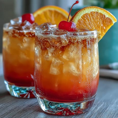 Vibrant ombre sunrise mocktail with grenadine and citrus, layered for a stunning visual effect and refreshing taste.