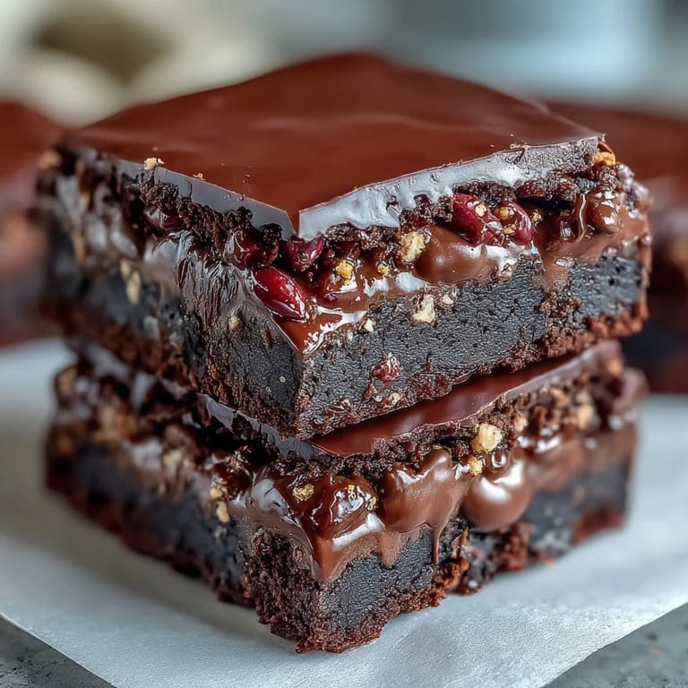 Fudgy chocolate brownies loaded with Cadbury mini eggs, finished with a crispy cocoa crumble.