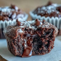 Fudgy Fiber-Maxxing Bean Brownie Bites, a gluten-free, chocolatey treat.
